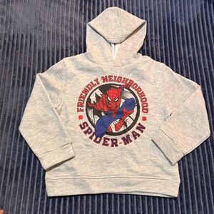 Light grey Marvel Spiderman Boys (6) hoodie